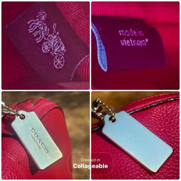 Coach Dome Leather Crossbody Bag NWOT - Picture 7 of 16